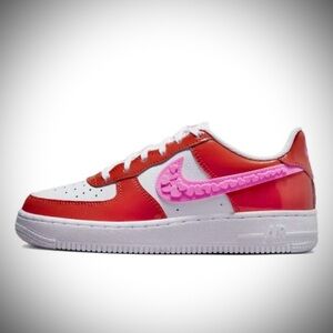 Nike Air Valentine Hearts White Pink and Red Sneakers with
